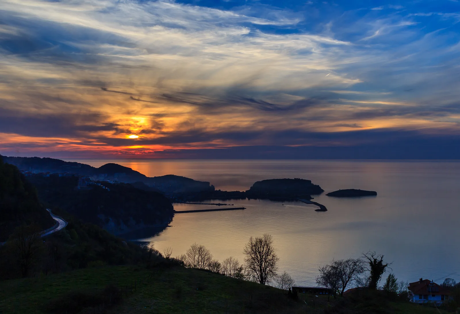 Amasra'da gün batımı