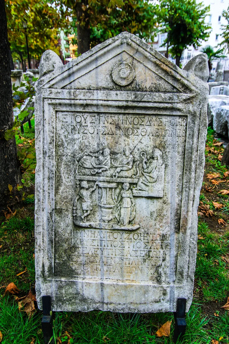 Museum Amasra Statuen und antike Münzen